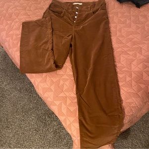 Suede Levi’s pants
